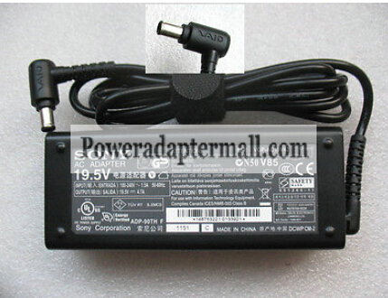 new original 90W SONY PCGA-AC19V11 VGP-AC19V10 AC power Adapter